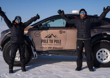 To ηλεκτρικό Nissan Ariya ξεκίνησε την επική αποστολή Pole to Pole